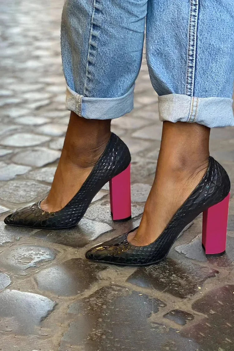 LUANA | FLUO HEEL PUMPS