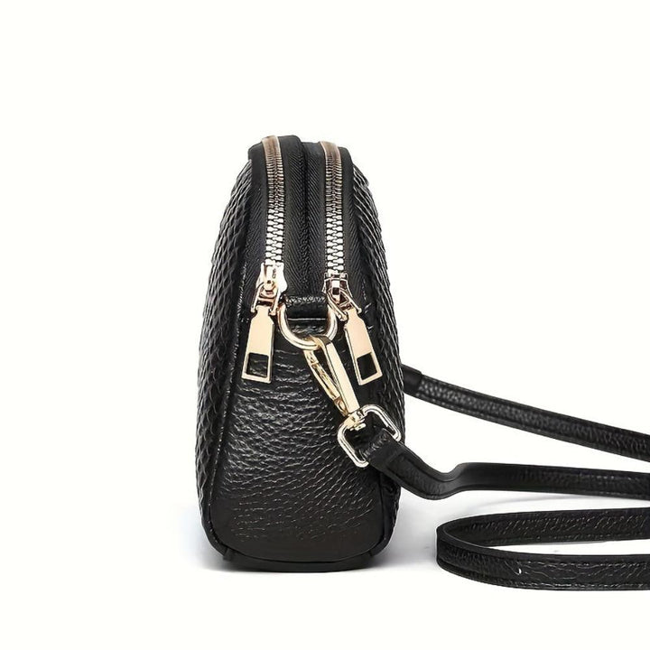 Cora | Stylish Mini Crossbody Bag in Crocodile-Patterned Faux Leather