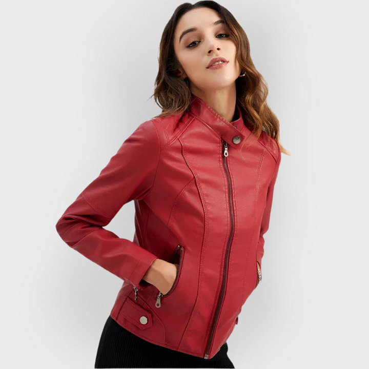 MP | Sleek Minimalist Leather Jacket