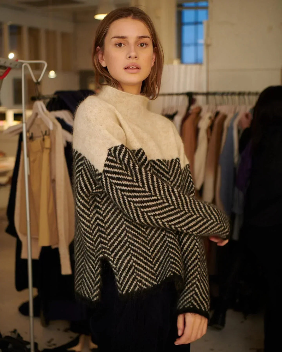 Adelie | Premium Turtleneck Sweater Made of Fine Knit