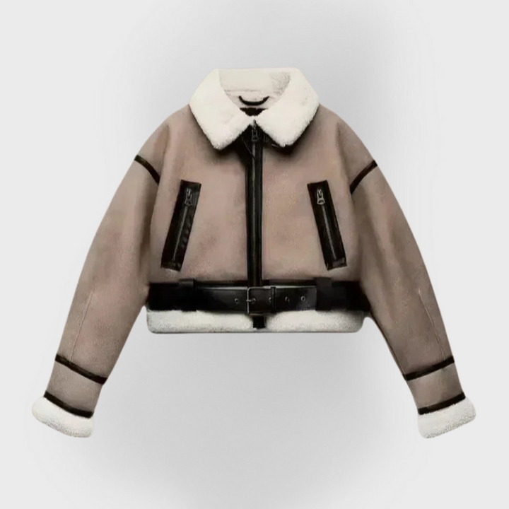MP | Multi-Functional Khaki Leather Jacket