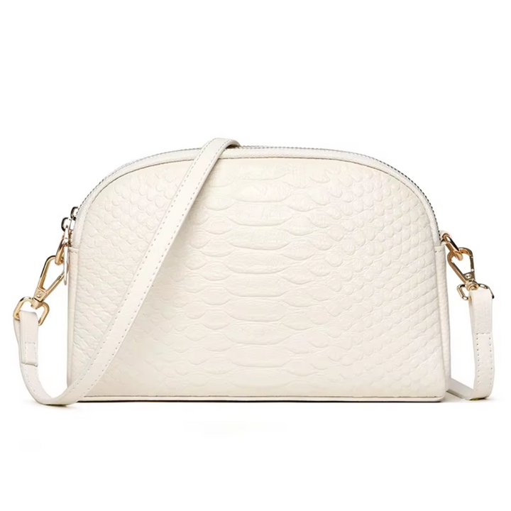 Cora | Stylish Mini Crossbody Bag in Crocodile-Patterned Faux Leather