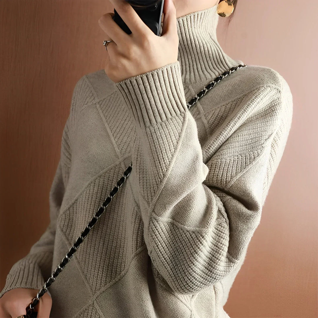 Marcelle | Chunky Knit Turtleneck Sweater