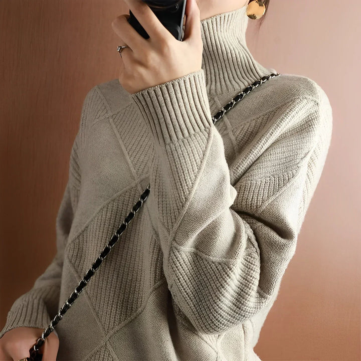 Marcelle | Chunky Knit Turtleneck Sweater