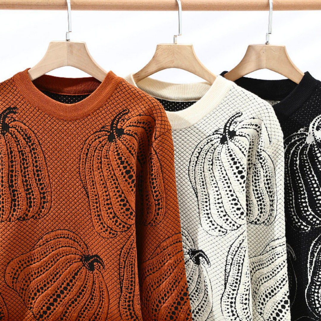 Pumpkin Knit Sweater