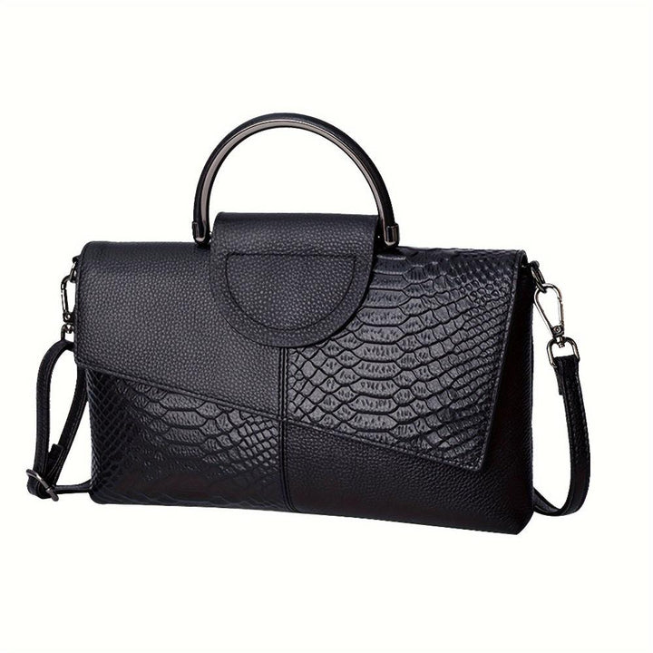 Cassandra | Luxurious Crocodile-Pattern Handbag