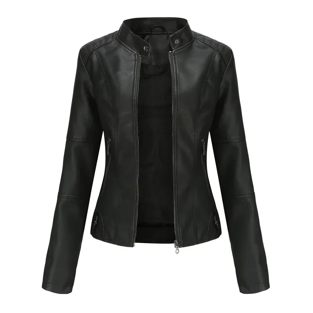 MP | Sleek Minimalist Leather Jacket