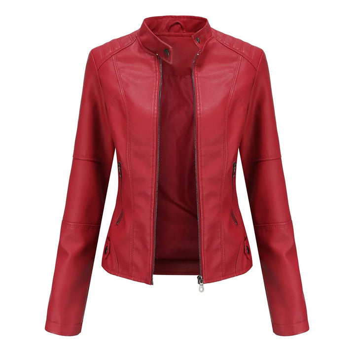 MP | Sleek Minimalist Leather Jacket