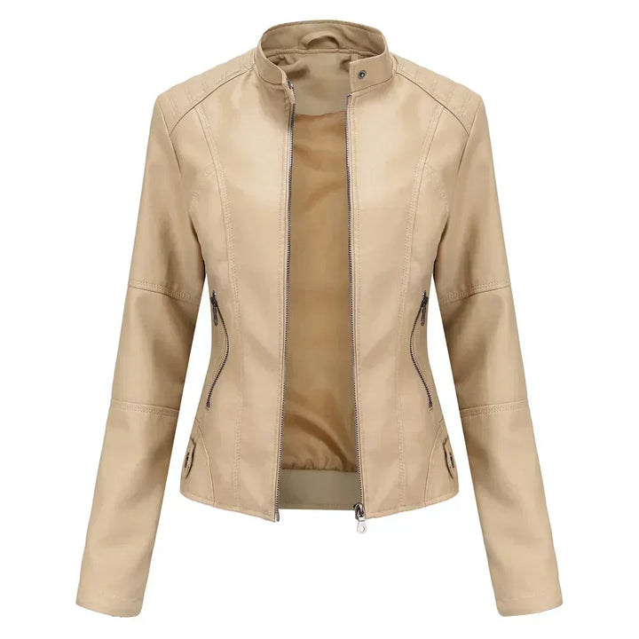 MP | Sleek Minimalist Leather Jacket