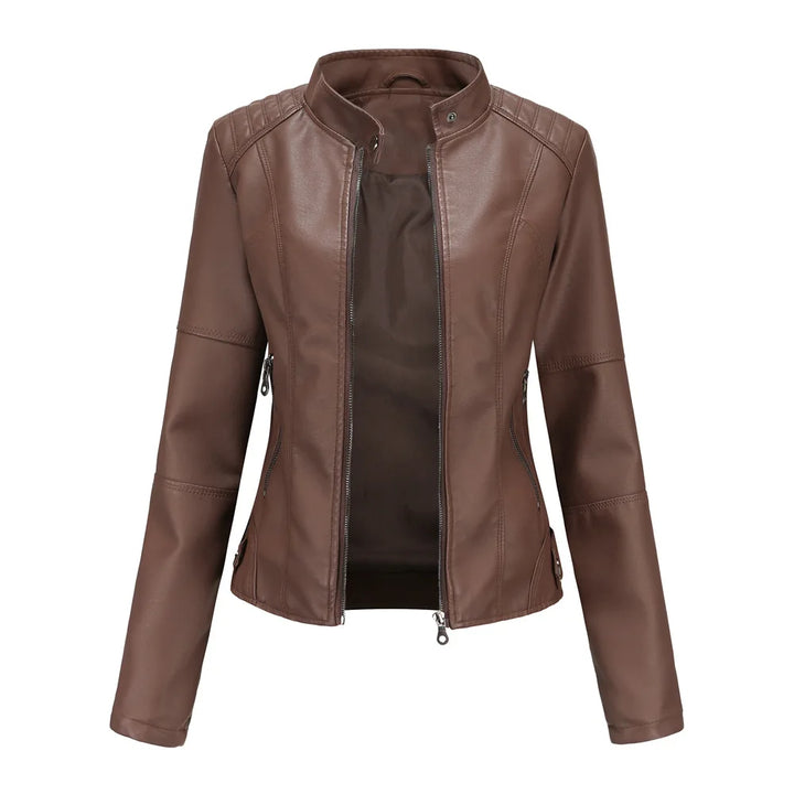 MP | Sleek Minimalist Leather Jacket