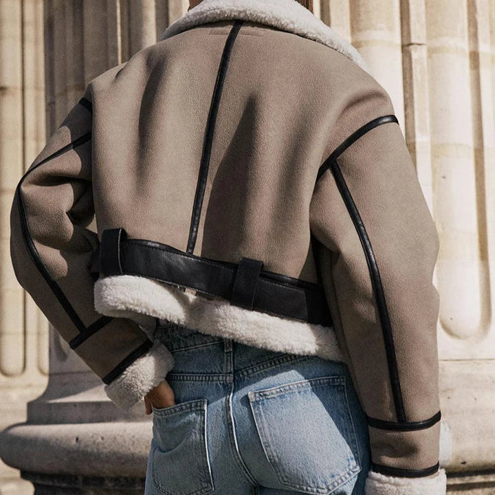 MP | Multi-Functional Khaki Leather Jacket