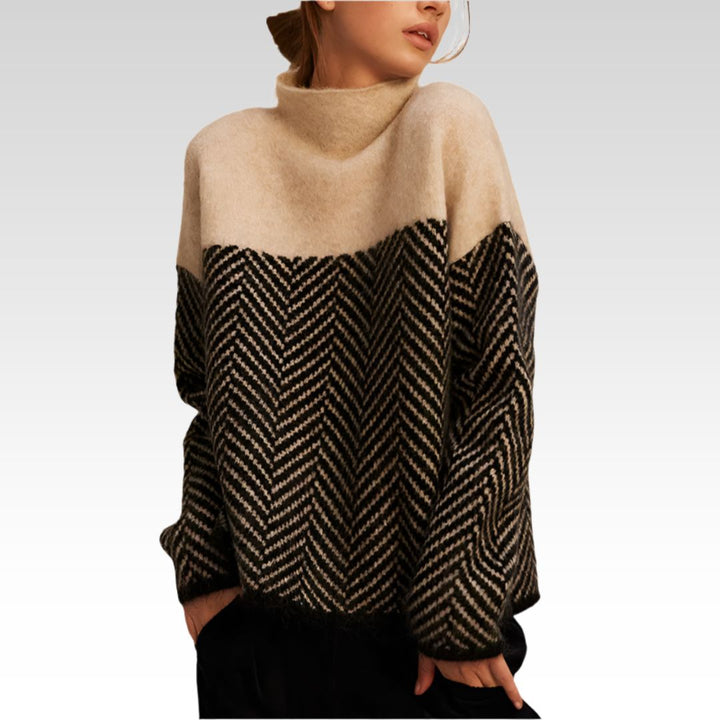 Adelie | Premium Turtleneck Sweater Made of Fine Knit