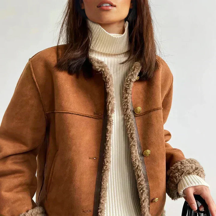 MP | Cozy Brown Leather Jacket