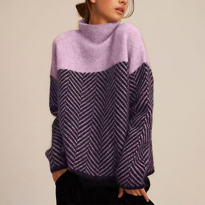Adelie | Premium Turtleneck Sweater Made of Fine Knit