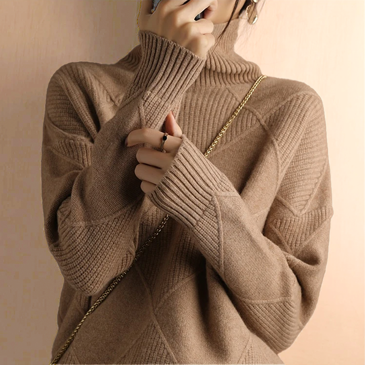 Marcelle | Chunky Knit Turtleneck Sweater