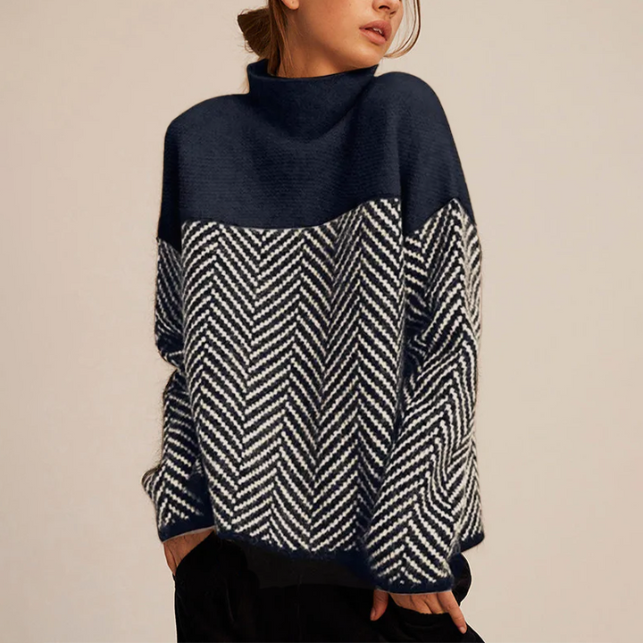 Adelie | Premium Turtleneck Sweater Made of Fine Knit