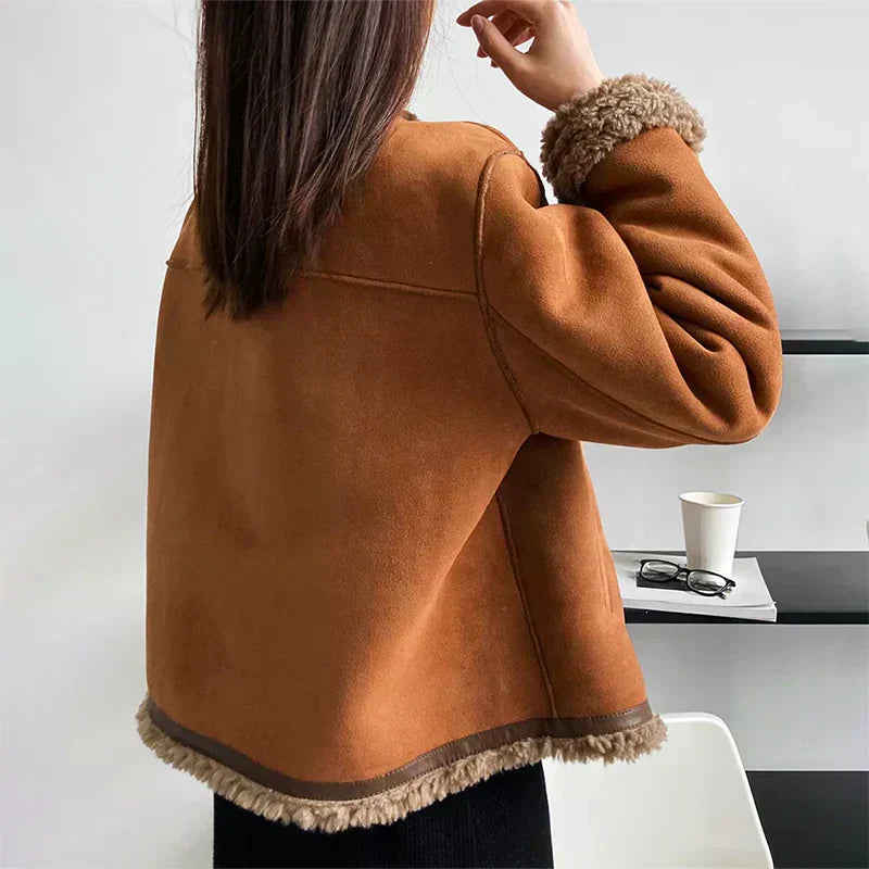 MP | Cozy Brown Leather Jacket