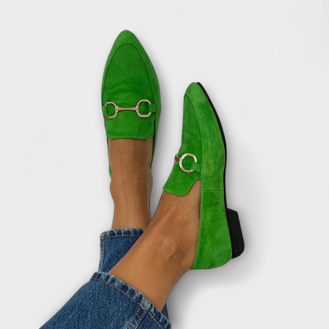 Kaia – Sleek Pointed Ballet Slip-Ons