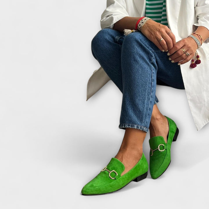 Kaia – Sleek Pointed Ballet Slip-Ons