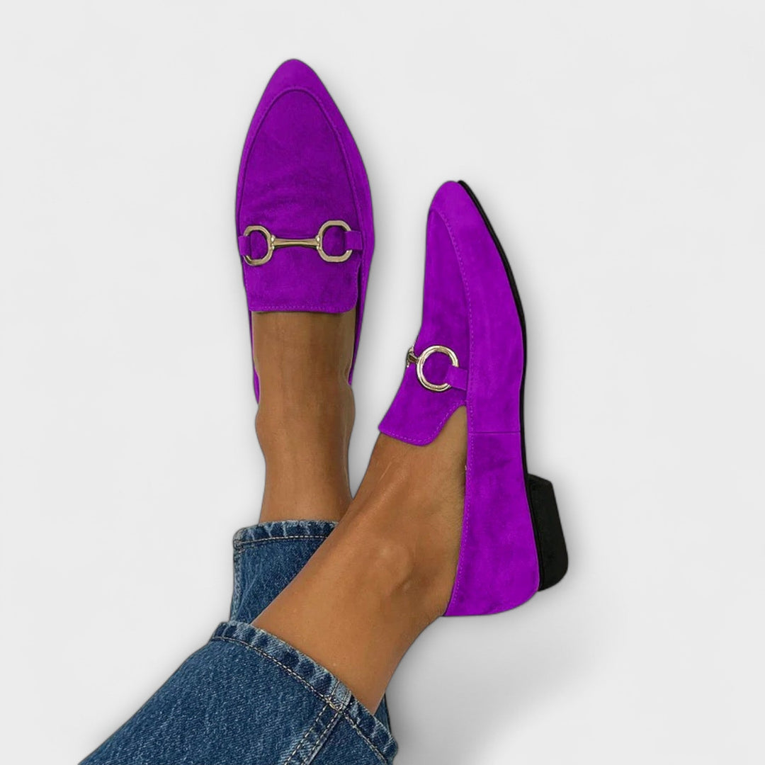Kaia – Sleek Pointed Ballet Slip-Ons
